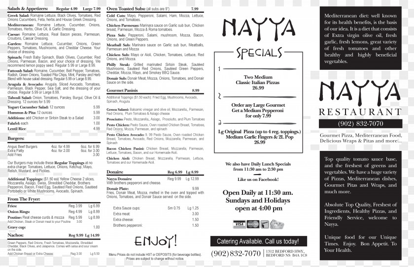 Pizza Nayya And Grill Italian Cuisine Restaurant Menu PNG