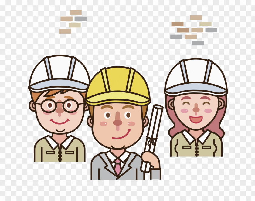 Smiling Construction Engineer Architectural Engineering Clip Art PNG