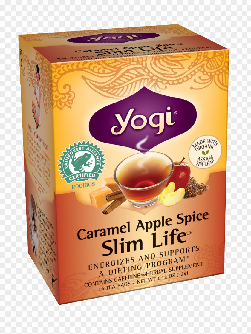 Tea Green Caramel Apple Yogi Spice PNG