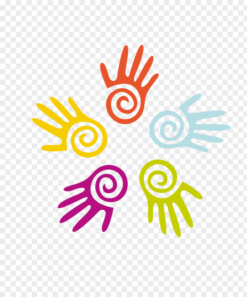 Vector Colorful Hand Handshake Royalty-free Clip Art PNG