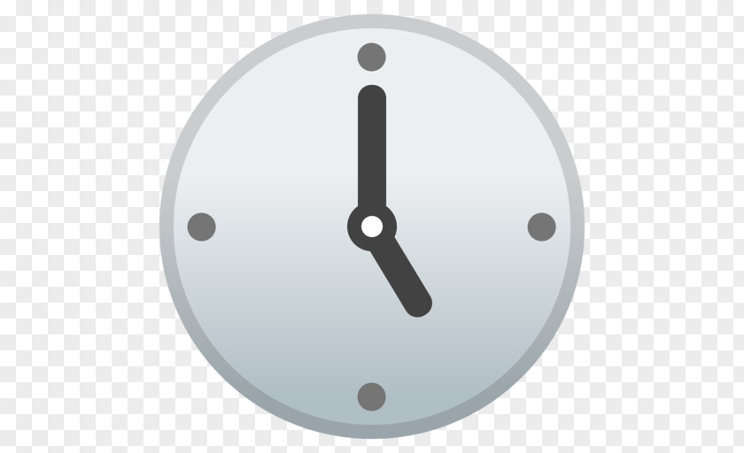 Android Oreo Emoji Symbol Clock PNG