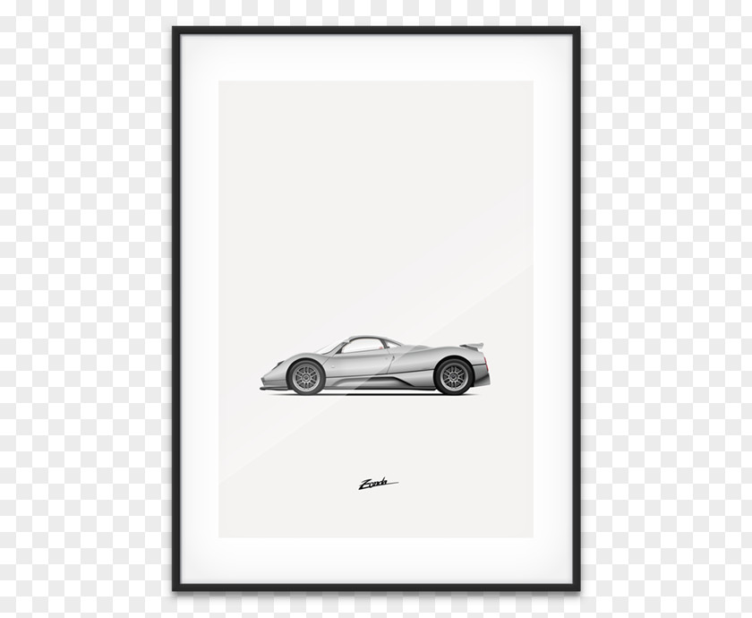 Automotive Prints Pagani Zonda Cinque Huayra Car PNG
