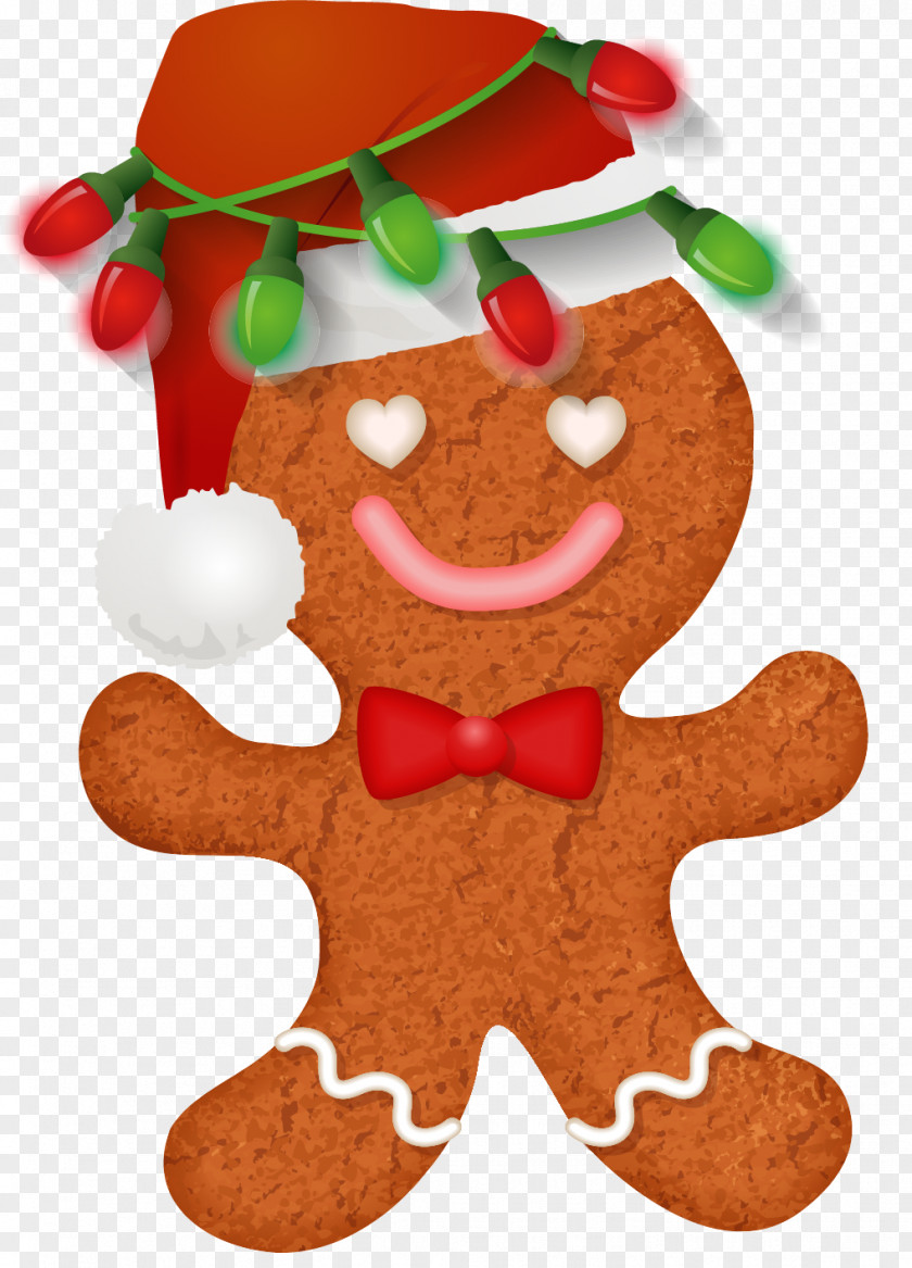 New Year Christmas Decoration Gingerbread Ded Moroz Ornament PNG
