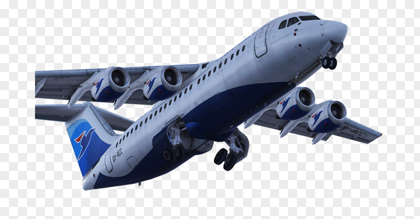 RJS Models Airbus British Aerospace 146 Flight Aircraft Air Travel PNG