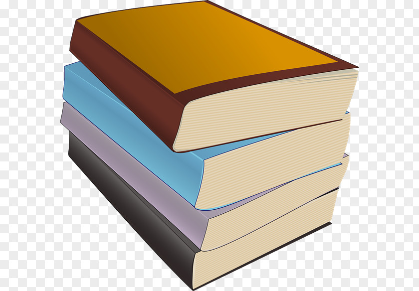 Stacked Paperback Book Hardcover Clip Art PNG