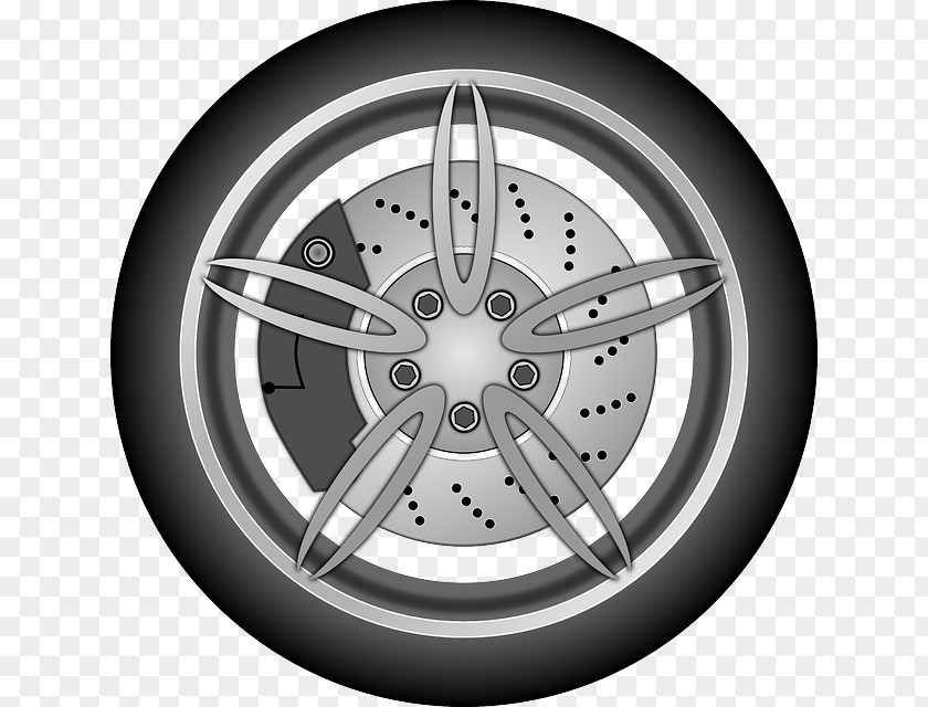 Car Tire Rim Wheel Clip Art PNG
