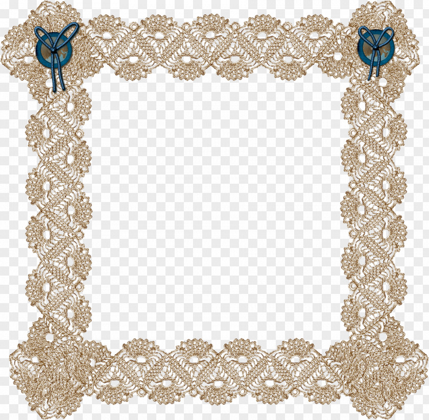 Lace Boarder Picture Frames Doily Scrapbooking Clip Art PNG
