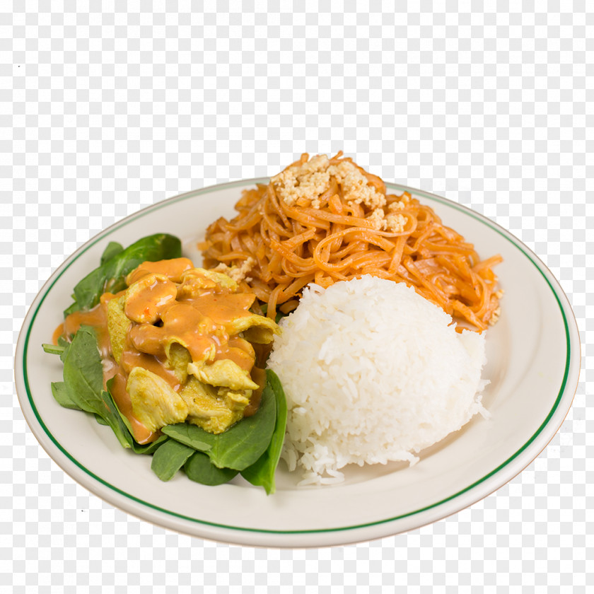 Rice Thai Cuisine Vegetarian Plate Lunch Cooked PNG
