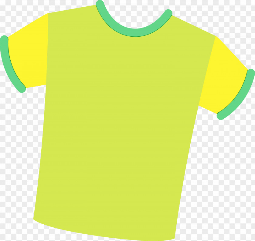 T-shirt Logo Shirt Sleeve M Green PNG
