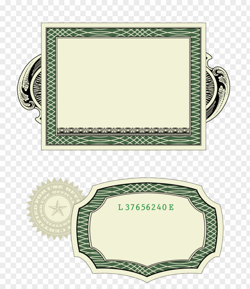 Banknotes Decorative Elements Banknote United States Dollar Pattern PNG