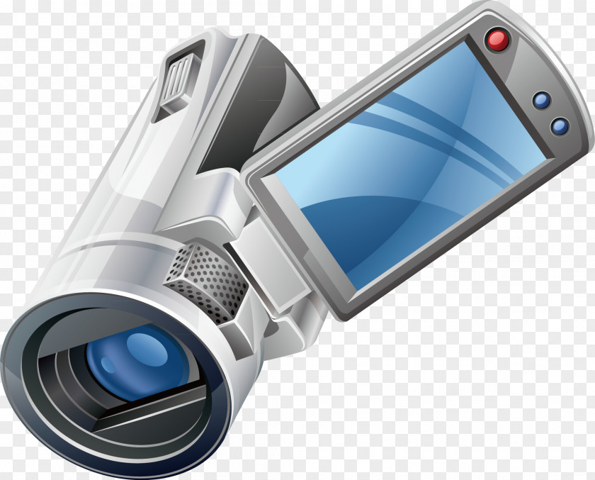 Camera Decoration Design Vector PNG