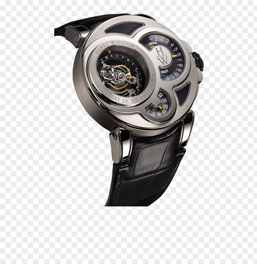 Harry Winston Skeleton Watch Tourbillon Winston, Inc. Clock PNG