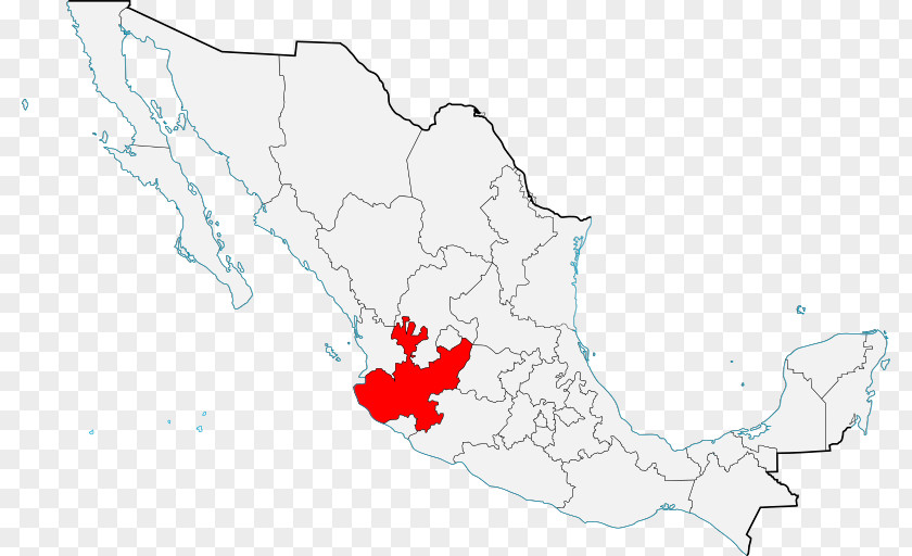 Map Jalisco Line Art Animal Tuberculosis PNG