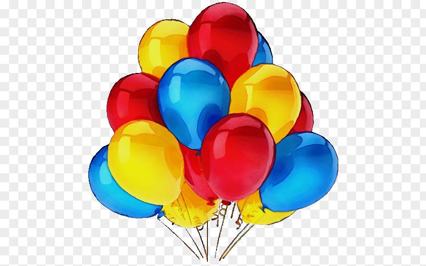 Toy Yellow Happy Birthday Balloons PNG