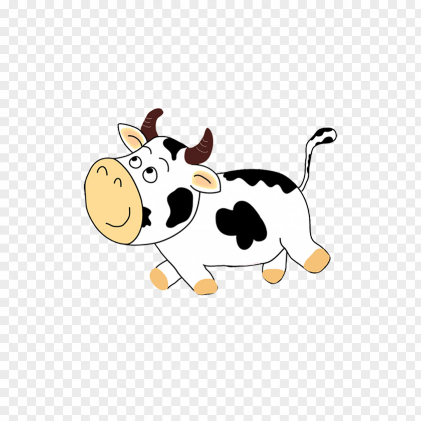Cartoon Cow Cattle Comics PNG