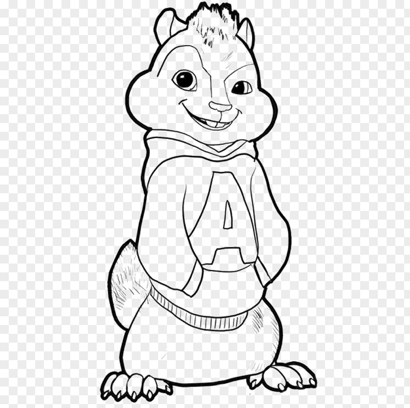 Child Alvin And The Chipmunks Coloring Book Chipettes Drawing PNG