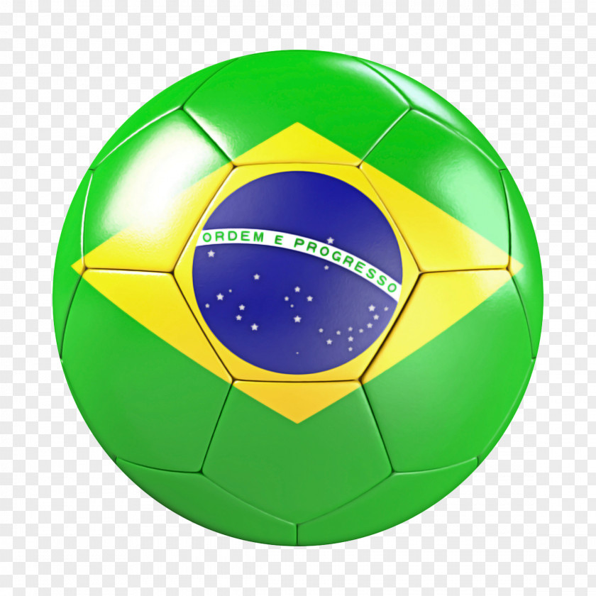 Futsal Sports Equipment Brazil Flag PNG