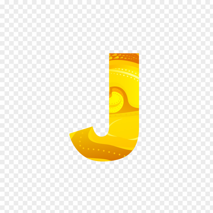 Golden Letters J Euclidean Vector Icon PNG