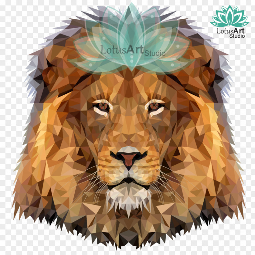 Lion Face DeviantArt Digital Art Artist PNG