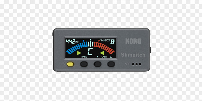 Microphone Contact Electronic Tuner Korg Chromatic Scale PNG