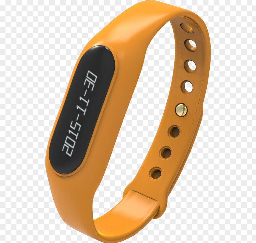 Smart Orange Bracelet Smartwatch Watch Strap PNG