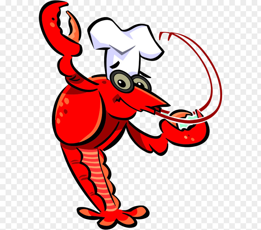 Cartoon Chef Crayfish Seafood Boil Cajun Cuisine Clip Art PNG