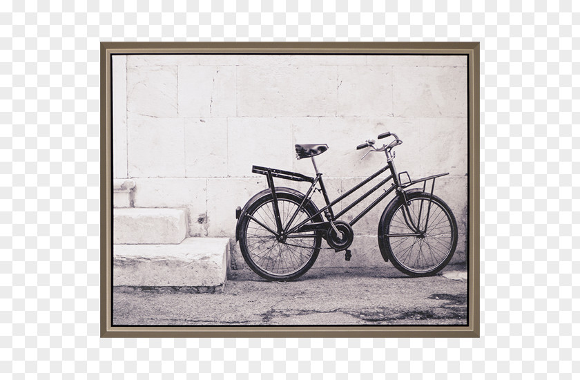Geometric Floater Road Bicycle Art Picture Frames Mat Gallery Wrap PNG