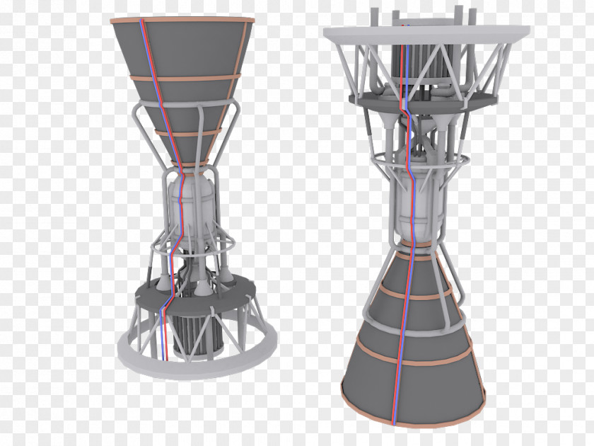 Kerbal Space Program Gas Core Reactor Rocket Radiation PNG