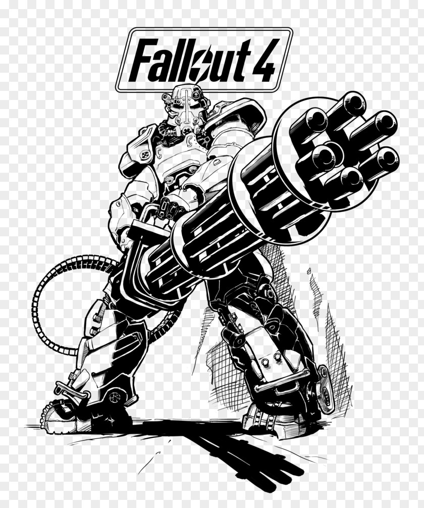 Printed T-shirt Fallout 4 Fallout: New Vegas 3 Drawing Coloring Book PNG