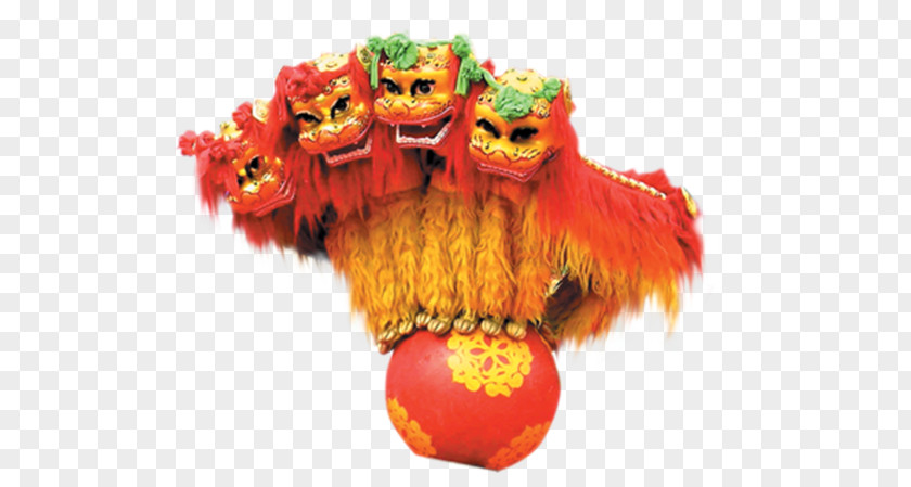 Toy Orange Chinese New Year Lion Dance PNG