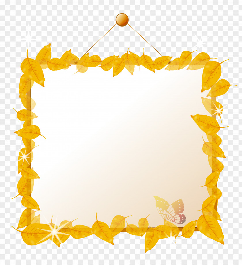 Autumn Frame Image Clip Art PNG