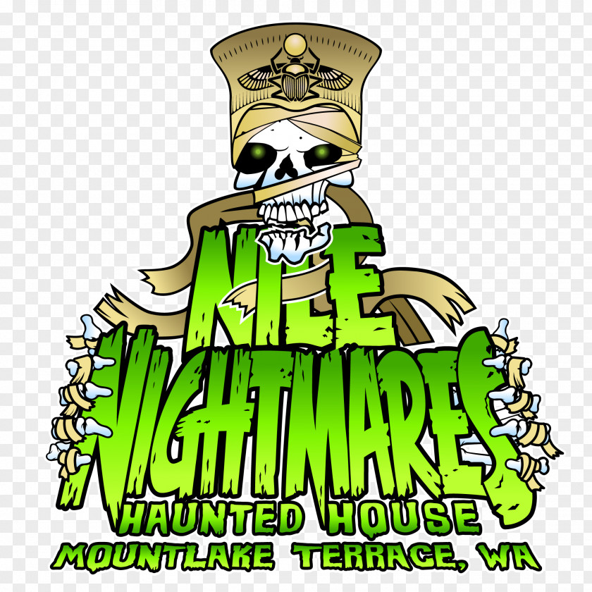 Border Triangle Nile Nightmares Haunted House Logo Southeast Frontage Road 0 Brand PNG