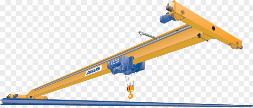 Crane Trolley Overhead Girder Abus Kransysteme Hoist PNG