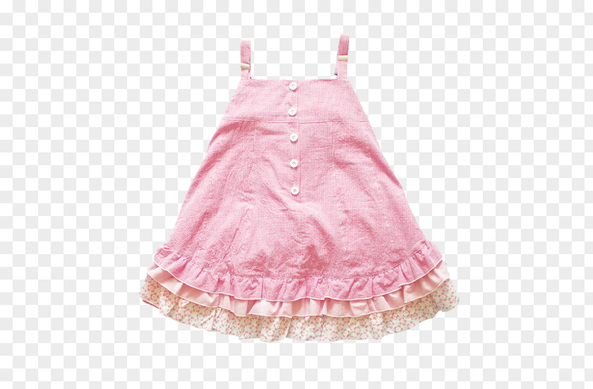 Dress Ruffle Pink M Skirt RTV PNG
