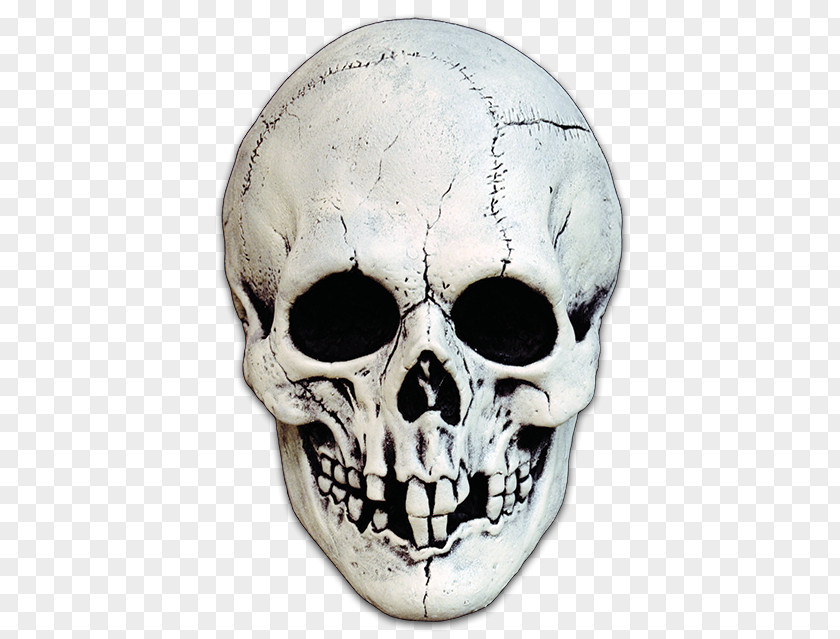 Skull Skeleton Mask Bone Costume Party PNG