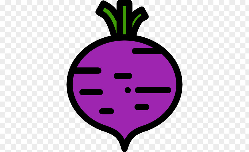 Smile Leaf Purple PNG