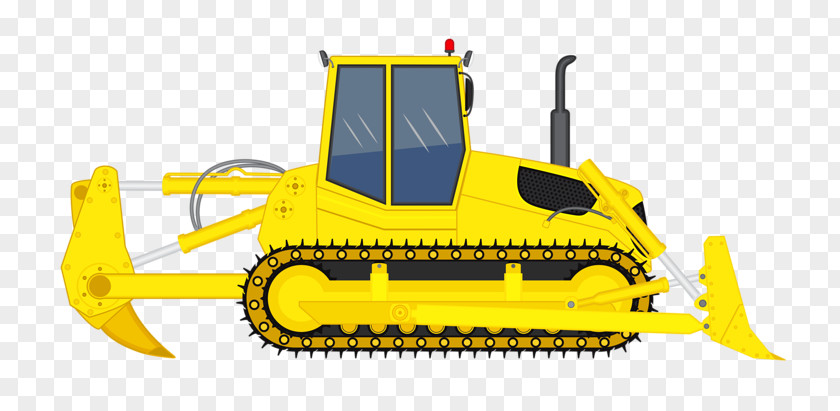 Yellow Excavator Architectural Engineering Euclidean Vector PNG