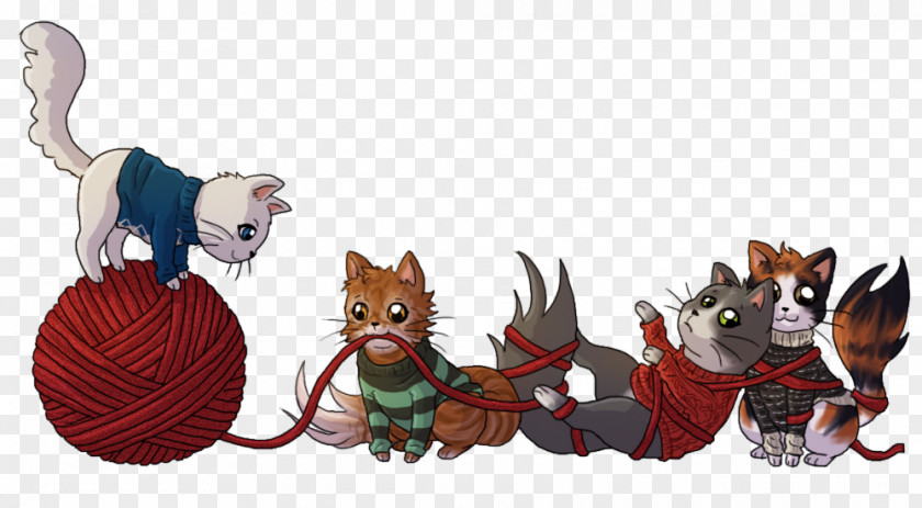 Cat Cartoon Tail Character PNG