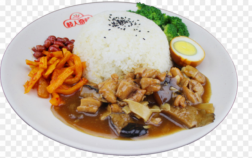 Mushrooms Slippery Chicken Japanese Curry Rice And Costa Rican Cuisine Food PNG