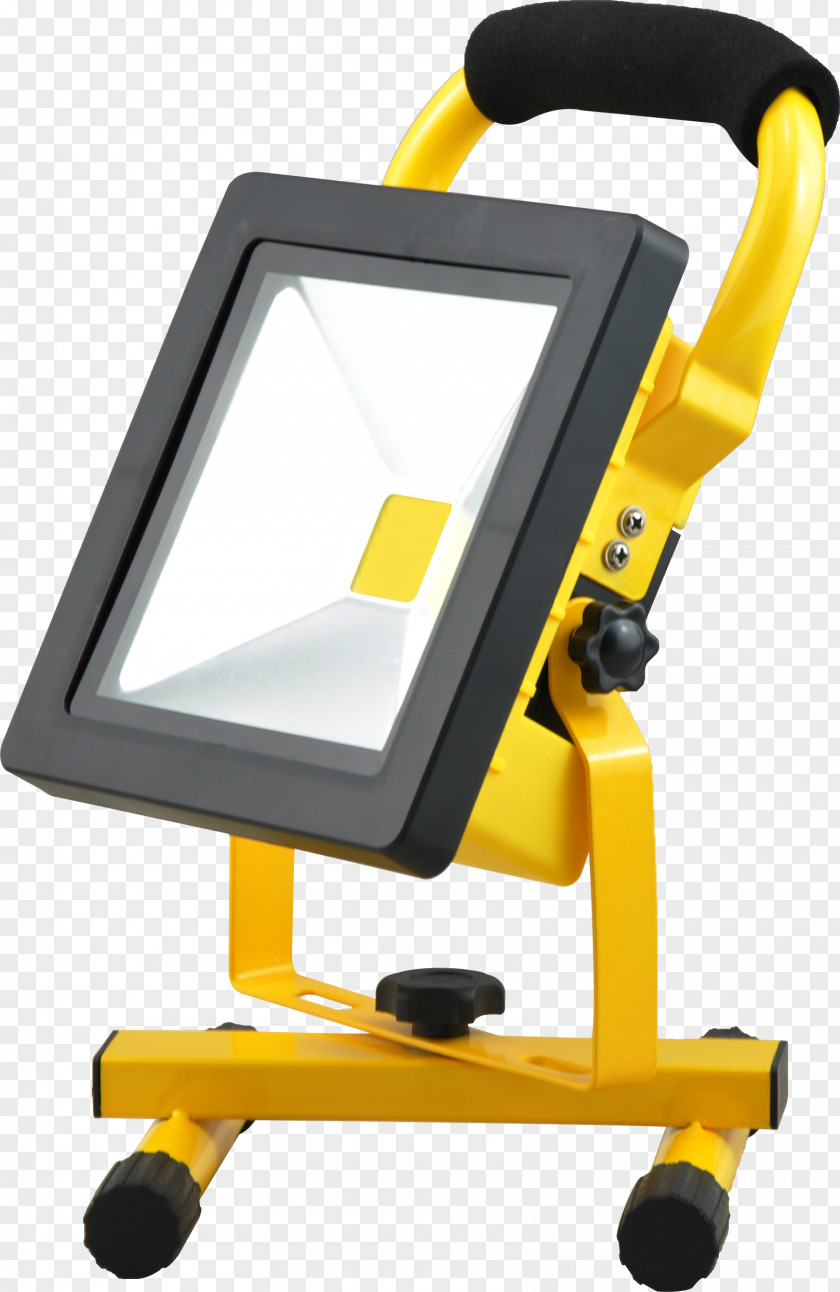 Rechargeable Handheld Spotlights Floodlight Light-emitting Diode LED Lamp Battery PNG