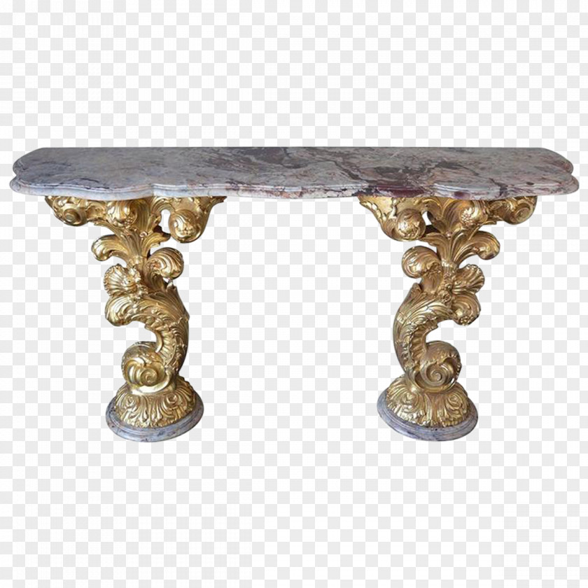 Table Italian Baroque Furniture Rococo PNG