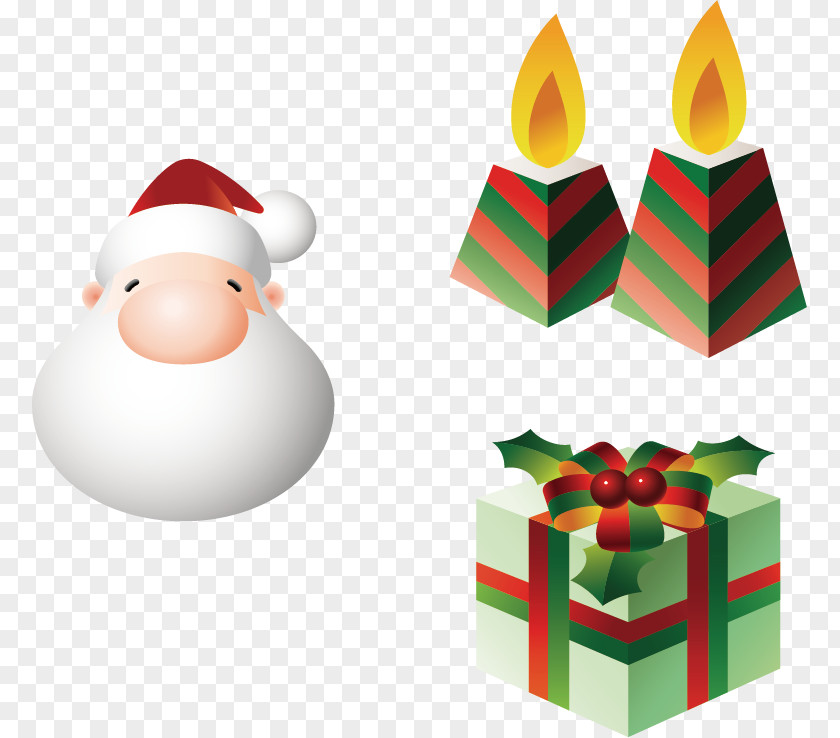 Santa Claus Avatar Christmas Decoration PNG