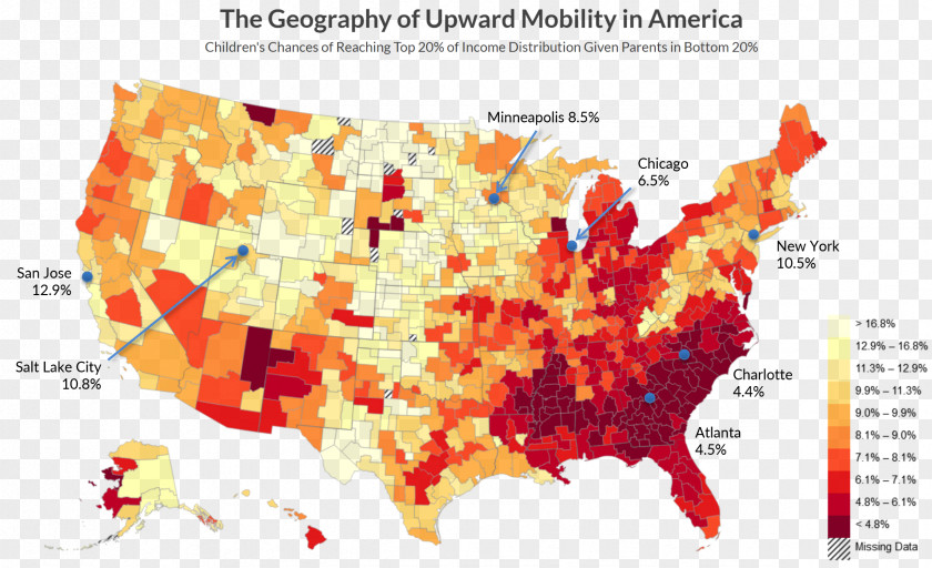 United States Social Mobility Economics Economy Map PNG