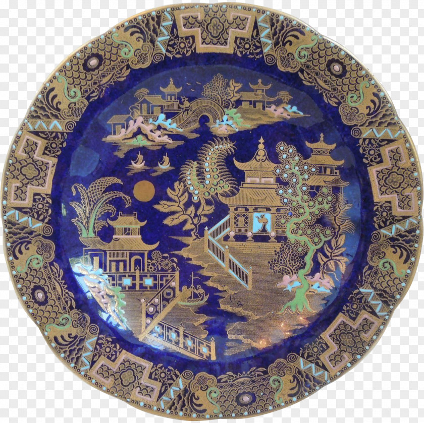 Chinoiserie Tom And Jerry Herend Porcelain Manufactory Plate Tableware PNG