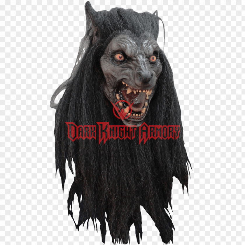 Mask Halloween Costume Latex Werewolf PNG