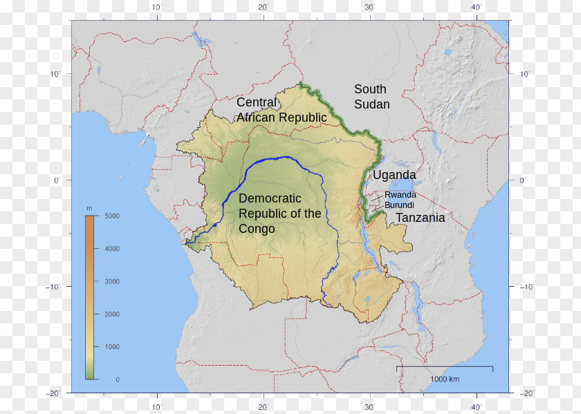 Divided Congo River Nile Uele Kongo Central PNG