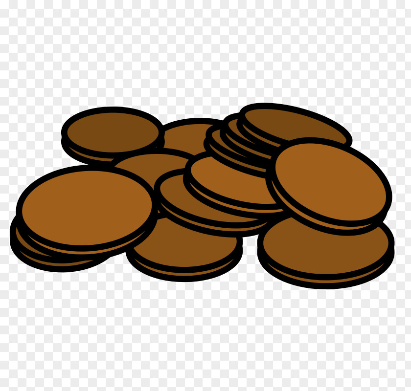 Pennies Cliparts Penny Coin Cent Clip Art PNG