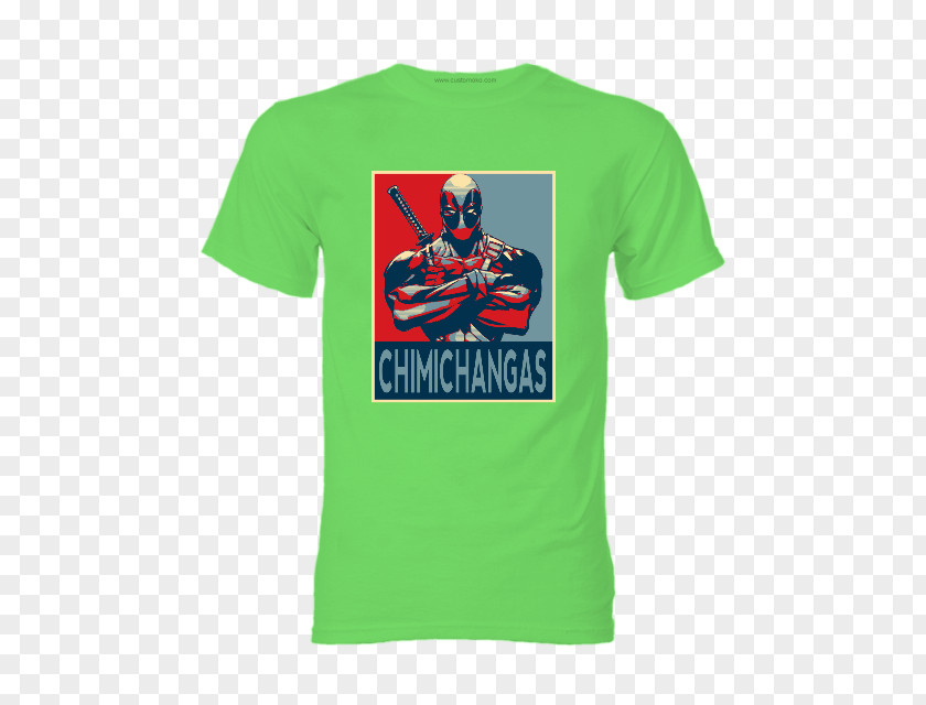 T-shirt Chimichanga Deadpool Bluza PNG