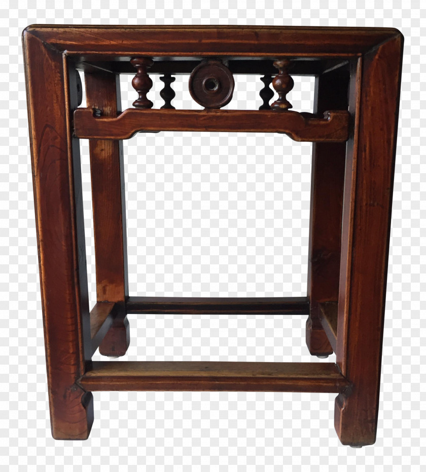 Table Bedside Tables Drawer Wood Stain PNG