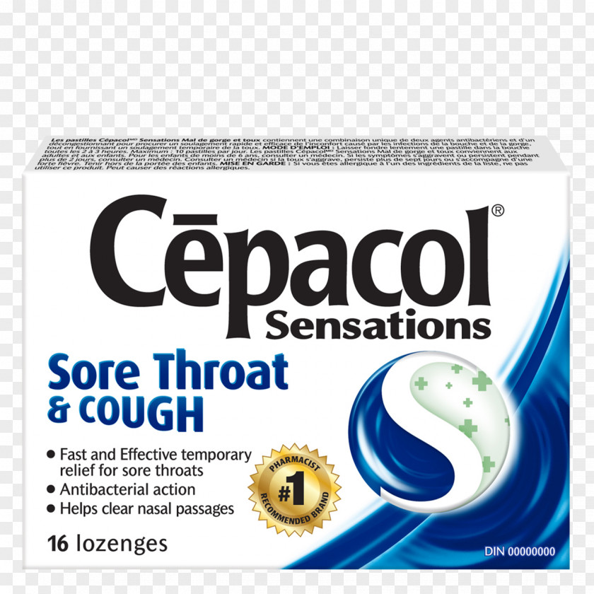 Throat Lozenge Cēpacol Mouthwash Sore PNG